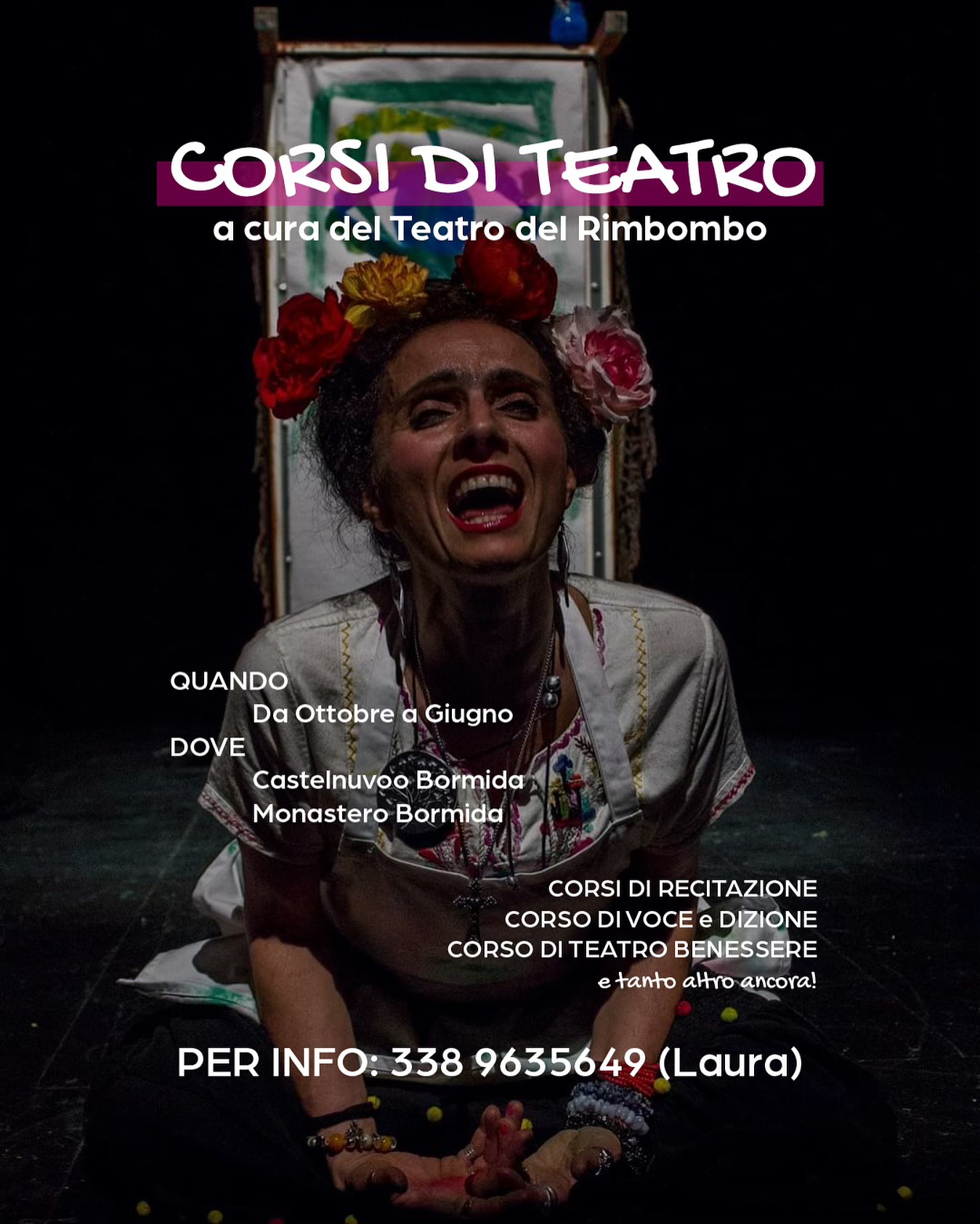 presentazione corsi teatro del rimbombo 2024 2025